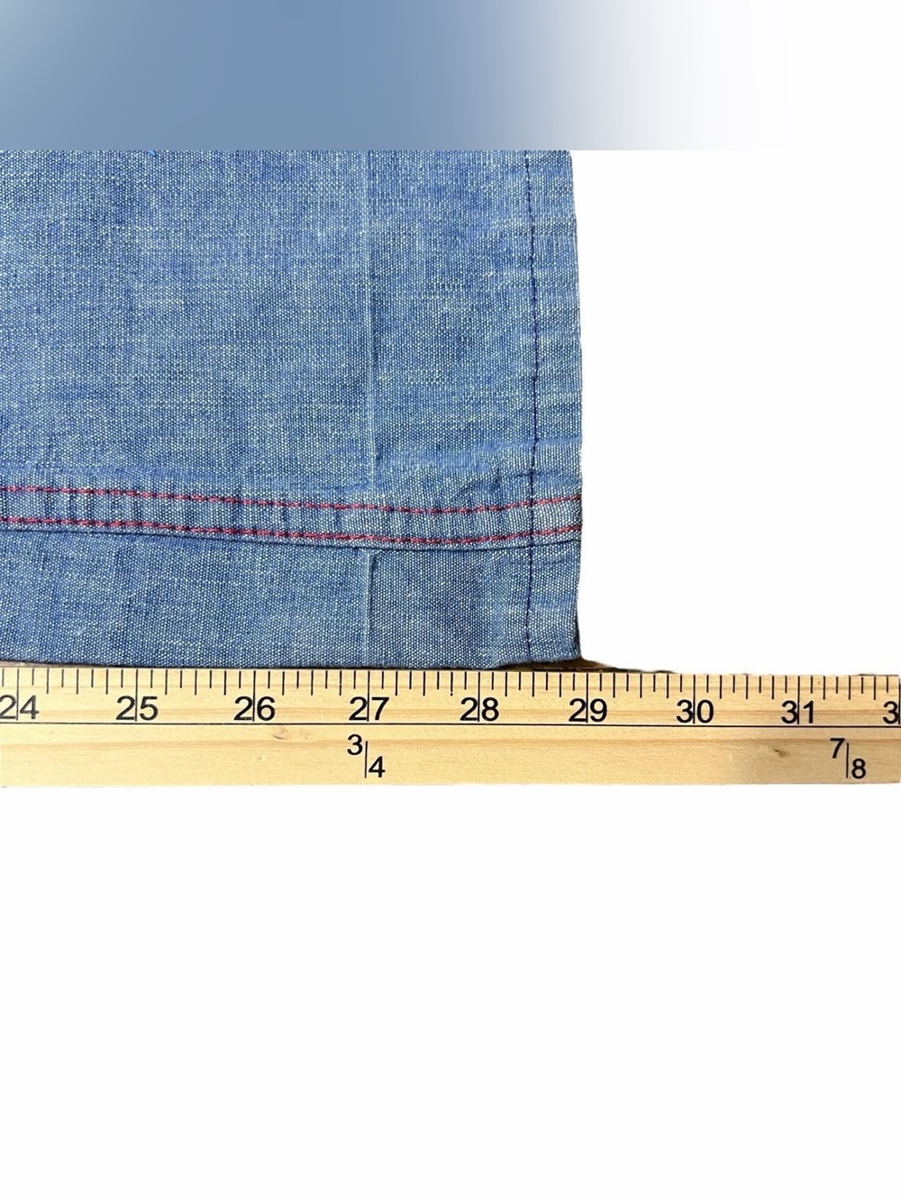 Vintage 70s Wrangler Light Wash Retro Flare Bell Bottoms High Waist Size 27 x 29 - Picture 7 of 9